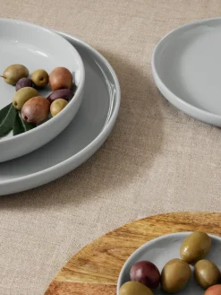 Platos hondos de porcelana Nessa, 4 uds.