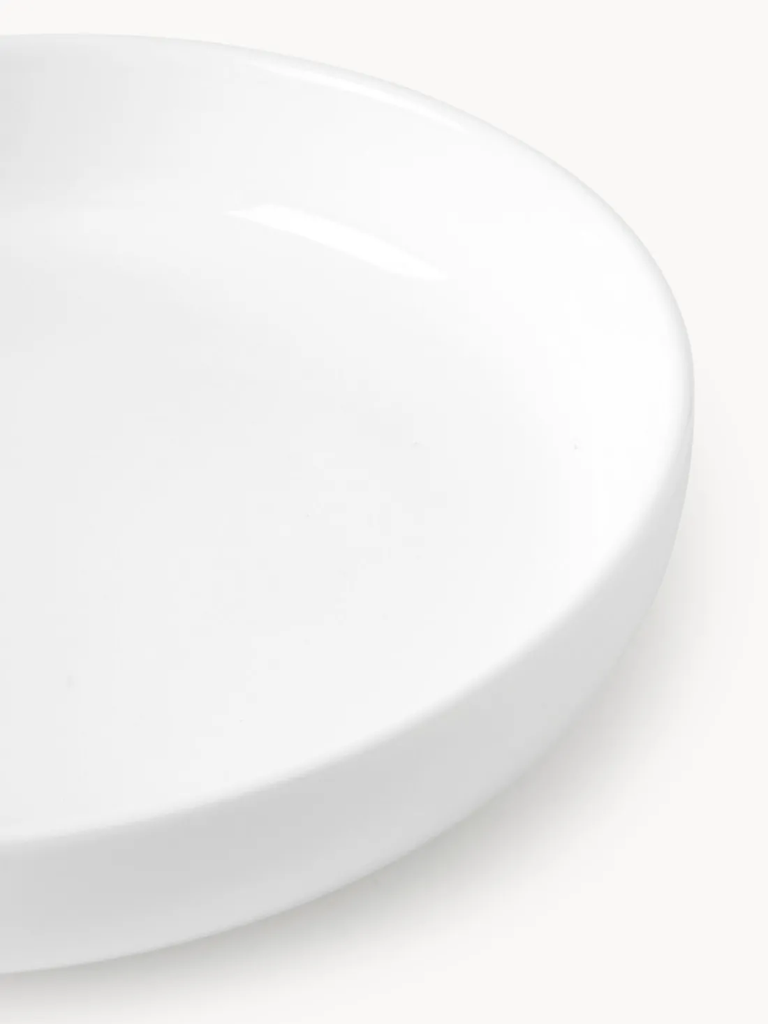 Platos hondos de porcelana Nessa, 4 uds.