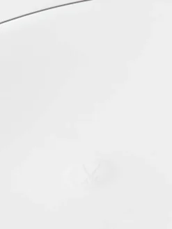 Platos hondos de porcelana con borde platino pintado a mano Vitruv, 2 uds.