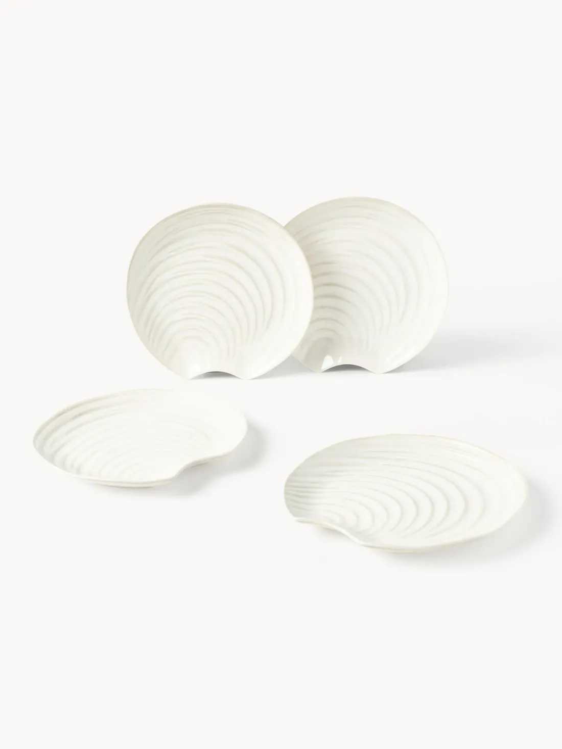 Platos hondos de porcelana Andrina (4 uds.)