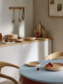 Platos hondos de porcelana Nessa, 4 uds.