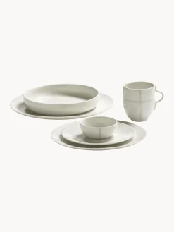 Platos hondos de porcelana con esmalte reactivo Zuma, 2 uds.
