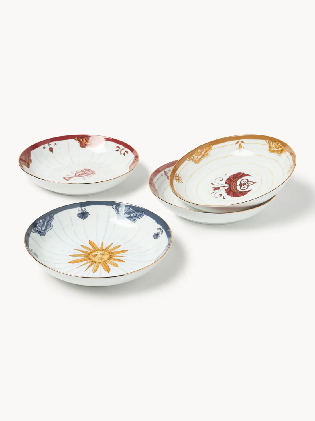 Platos hondos Mystic, 4 uds.