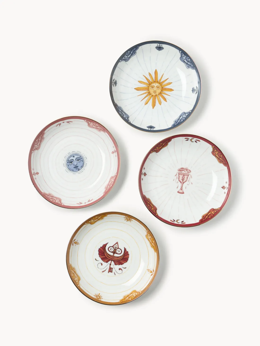 Platos hondos Mystic, 4 uds.