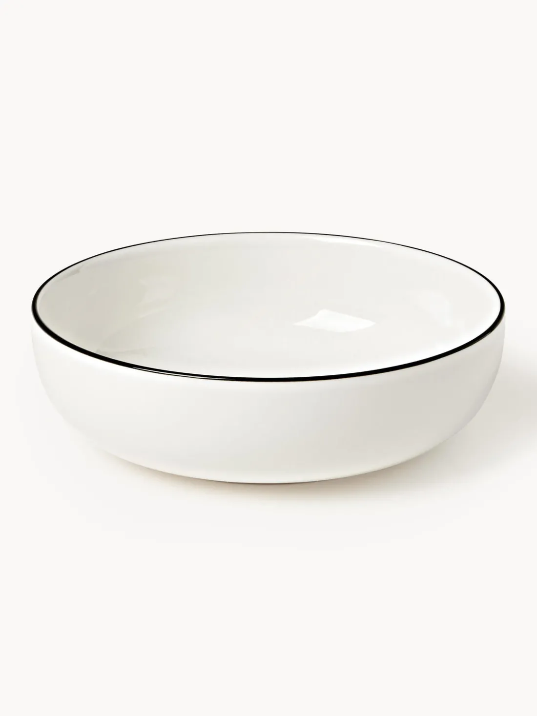 Platos hondos pequeños de porcelana Facile (2 uds.)