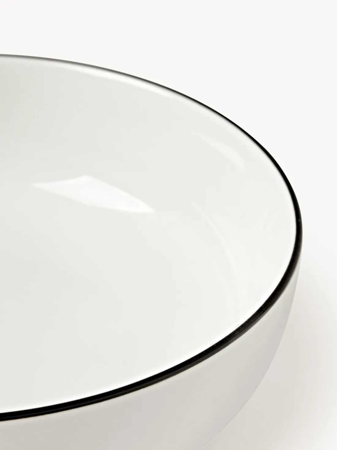 Platos hondos pequeños de porcelana Facile (2 uds.)