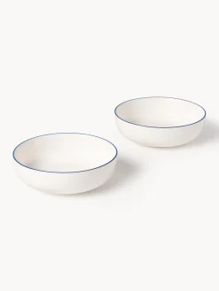 Platos hondos pequeños de porcelana Facile, 2 uds.