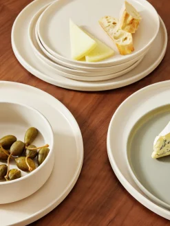 Platos llanos artesanales Lowri, 4 uds.