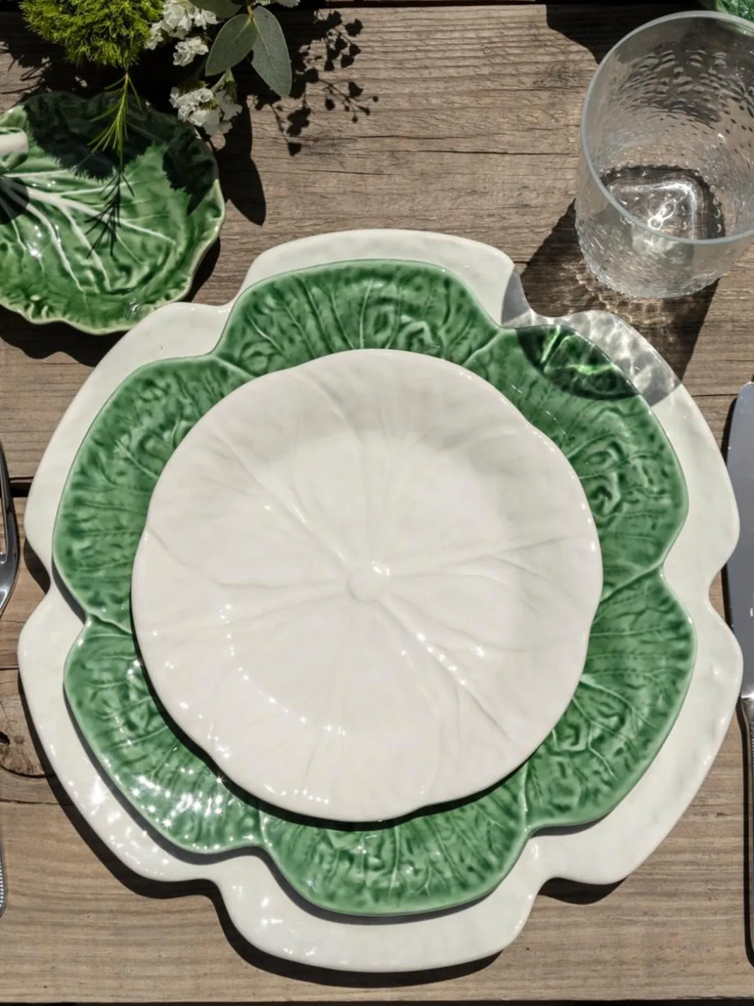 Platos llanos Cabbage, 4 uds.