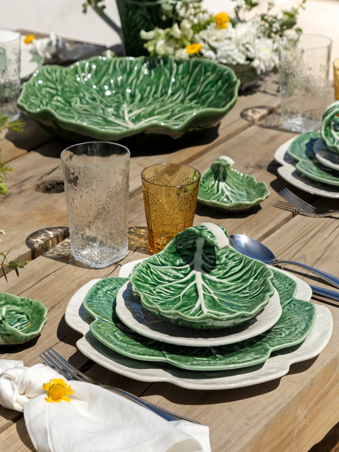 Platos llanos Cabbage, 4 uds.