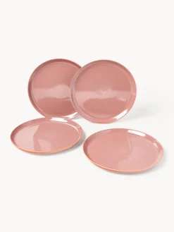 Platos llanos con esmalte reactivo Havana, 4 uds.