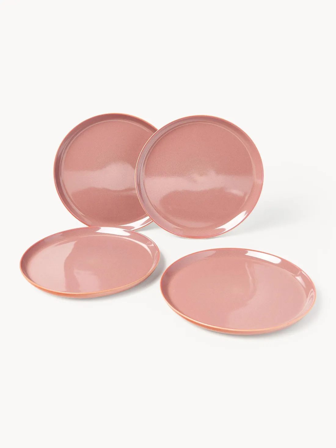 Platos llanos con esmalte reactivo Havana, 4 uds.