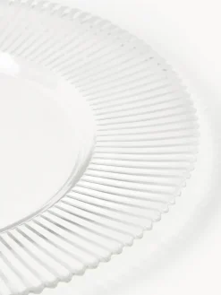 Platos llanos con relieves Effie, 4 uds.