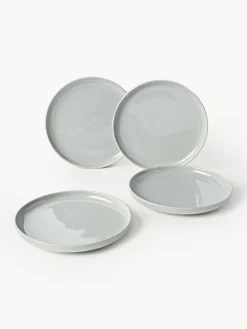 Platos llanos de porcelana Nessa, 4 uds.