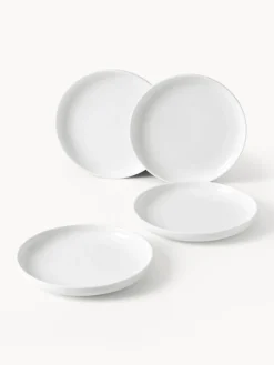 Platos llanos de porcelana Nessa, 4 uds.