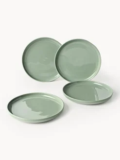 Platos llanos de porcelana Nessa, 4 uds.