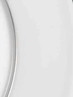 Platos llanos de porcelana con borde platino pintado a mano Vitruv, 2 uds.