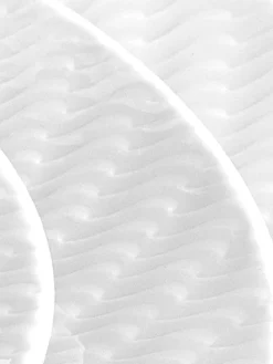 Platos llanos de porcelana artesanales Cosmopolitan, 2 uds.