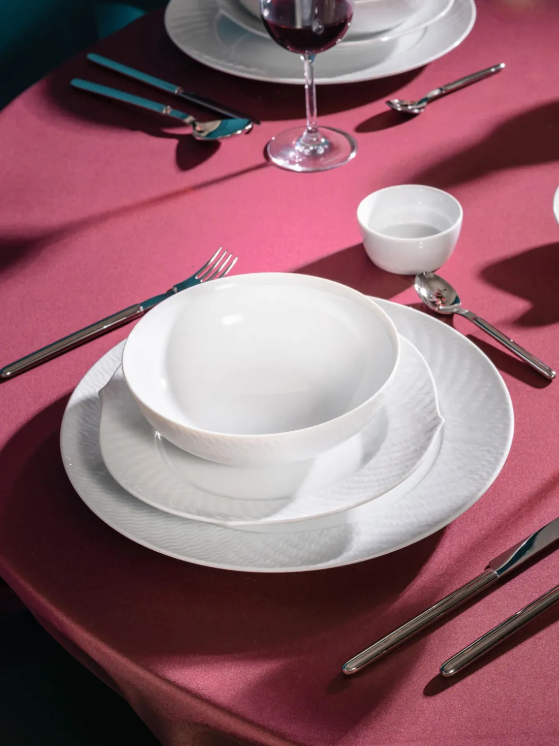 Platos llanos de porcelana artesanales Cosmopolitan, 2 uds.