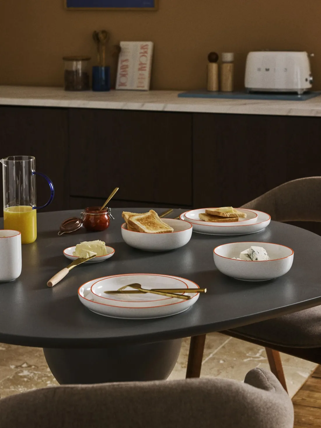 Platos llanos de porcelana Facile, 2 uds.