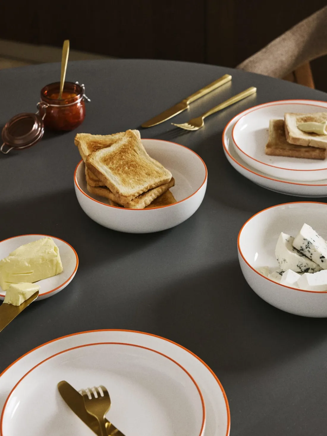 Platos llanos de porcelana Facile, 2 uds.