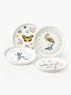 Platos llanos Flamboyant, 4 uds.