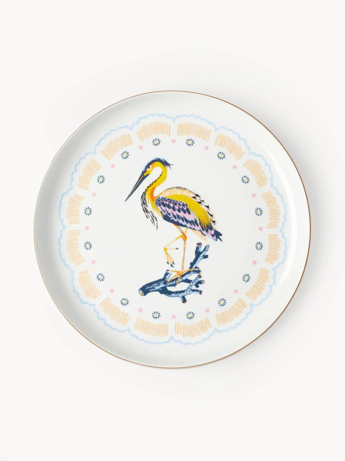 Platos llanos Flamboyant, 4 uds.