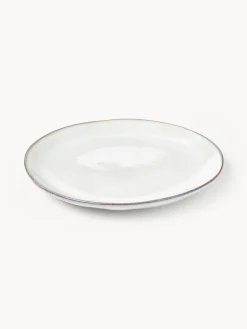 Platos postre artesanales Nordic Sand, 4 uds.