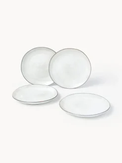 Platos postre artesanales Nordic Sand, 4 uds.