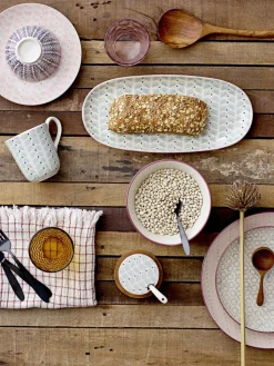 Platos postre artesanales Maya, 3 uds.