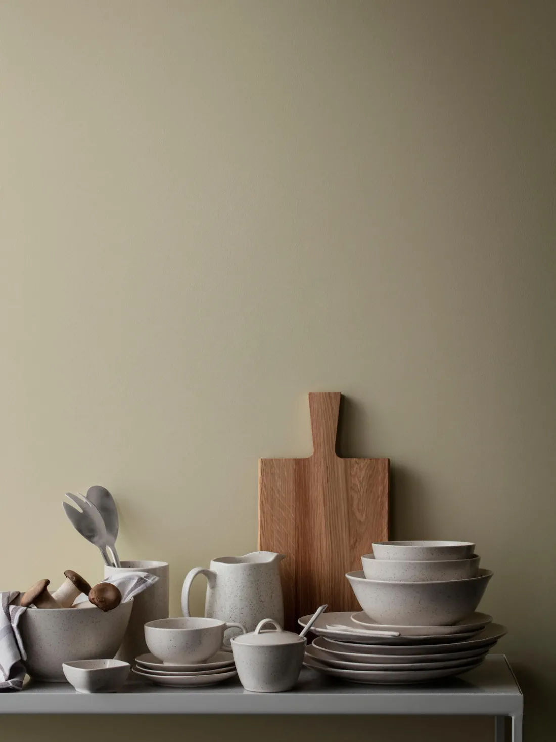 Platos postre artesanales Nordic Vanilla, 4 uds.