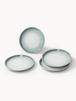 Platos postre con esmalte reactivo Havana, 4 uds.