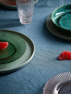 Platos postre con relieves Effie, 4 uds.