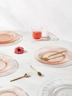 Platos postre con relieves Effie, 4 uds.