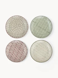 Platos postre de colores Karine, 4 uds.