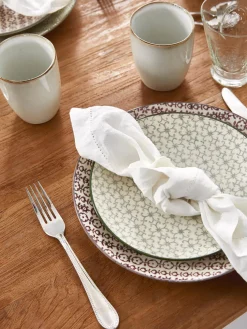 Platos postre de colores Karine, 4 uds.