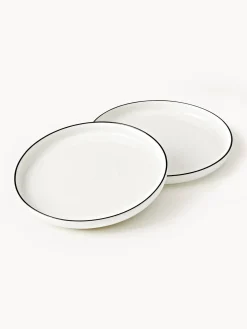 Platos postre de porcelana Facile, 2 uds.