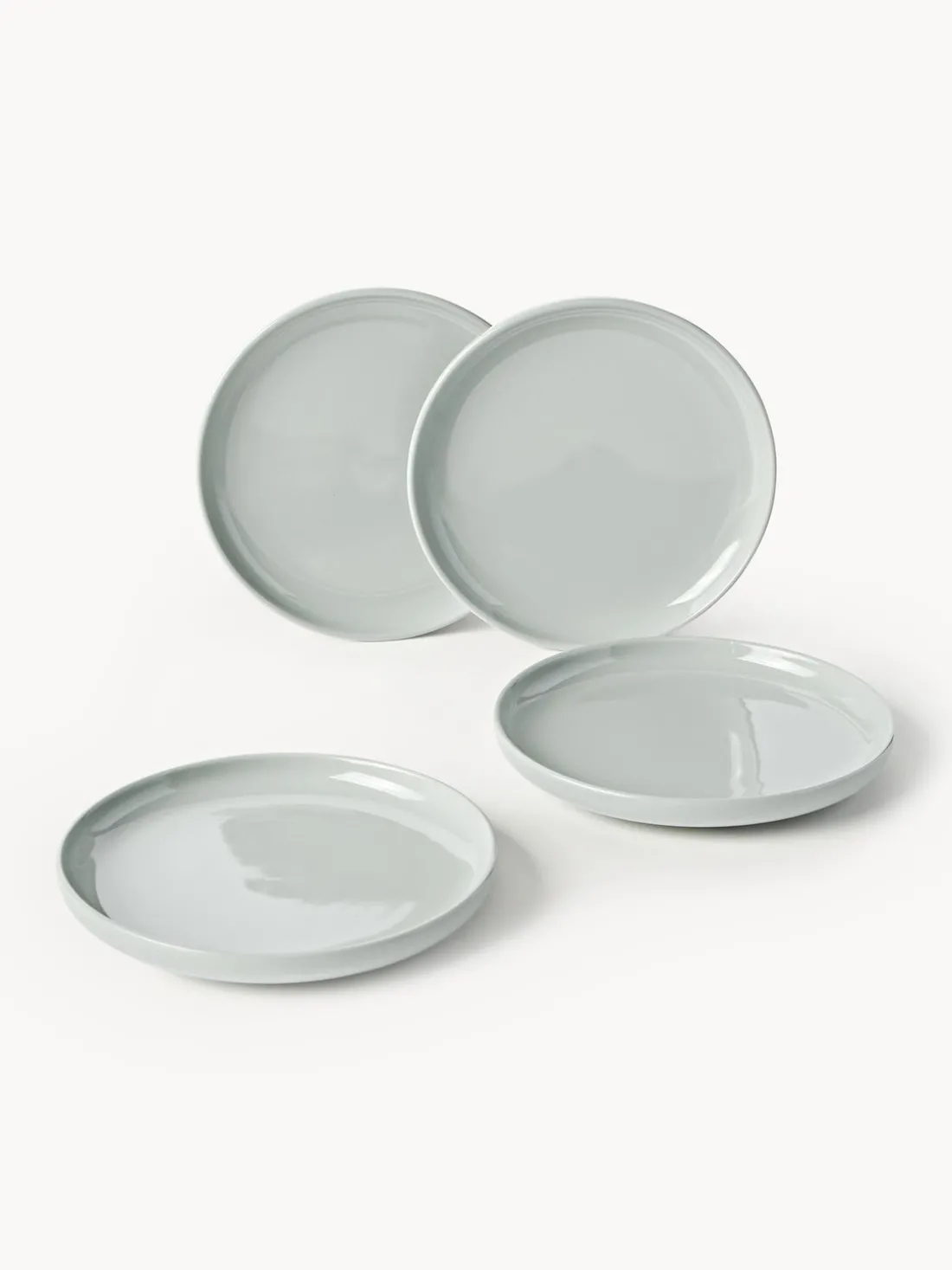 Platos postre de porcelana Nessa, 4 uds.