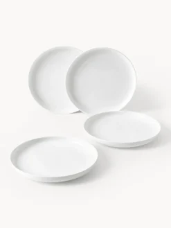 Platos postre de porcelana Nessa, 4 uds.