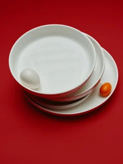 Platos postre de porcelana Nessa, 4 uds.