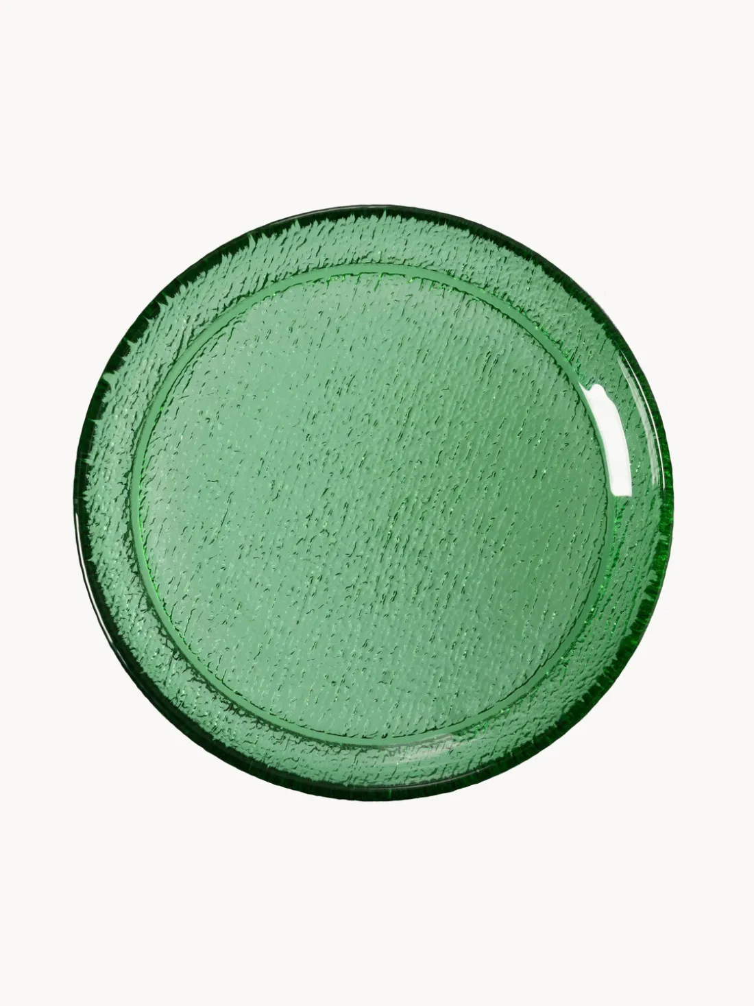 Platos postre de vidrio The Emeralds, 2 uds.