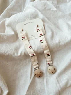 Portachupetes Cherry, 2 uds.