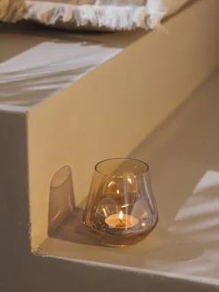 Portavelas artesanales Luster, 3 uds.