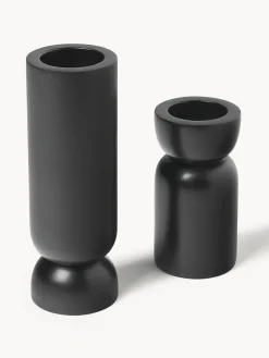 Portavelas de madera de mango Matti, 2 uds.