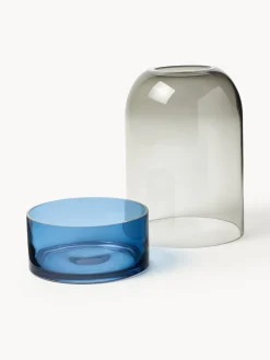 Portavelas de vidrio Tota