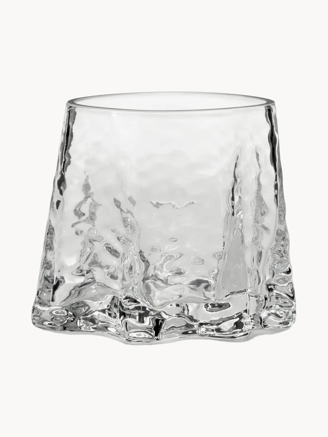 Portavelas soplado artesanalmente Gry