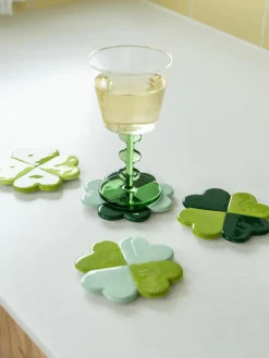 Posavasos artesanales Lucky, 4 uds.