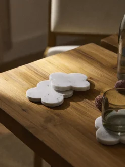 Posavasos de mármol Teo, 4 uds.