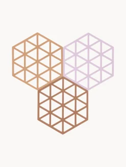 Posavasos de silicona Triangles, 3 uds.