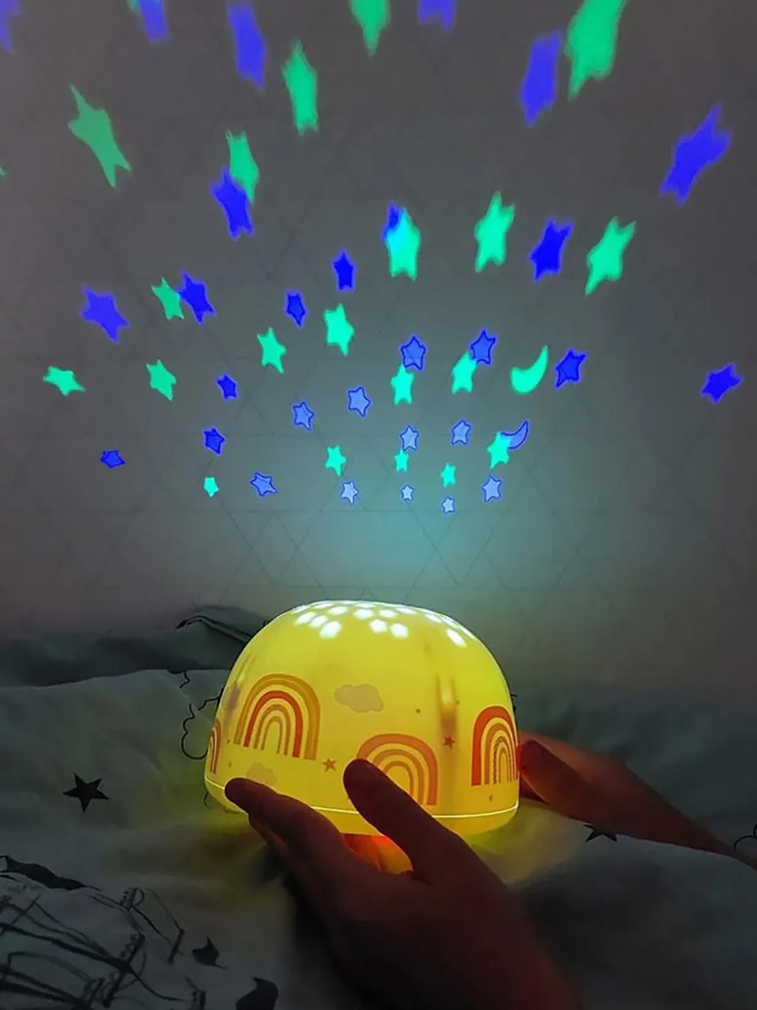 Proyector de cielos estrellados Rainbows, con temporizador